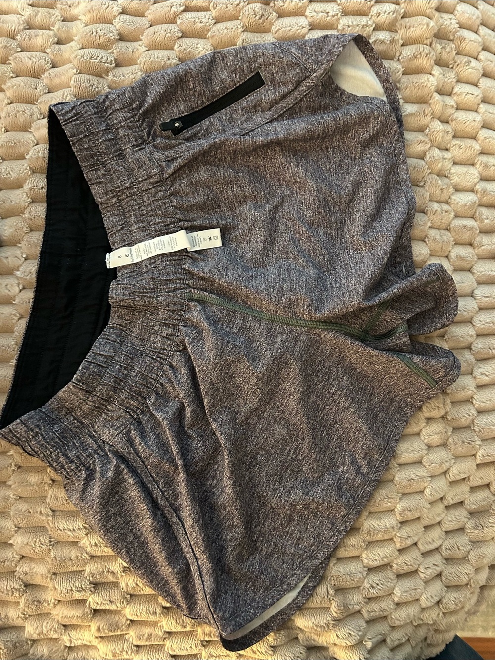 lululemon athletica Heathered Gray Kids Athletic Shorts
